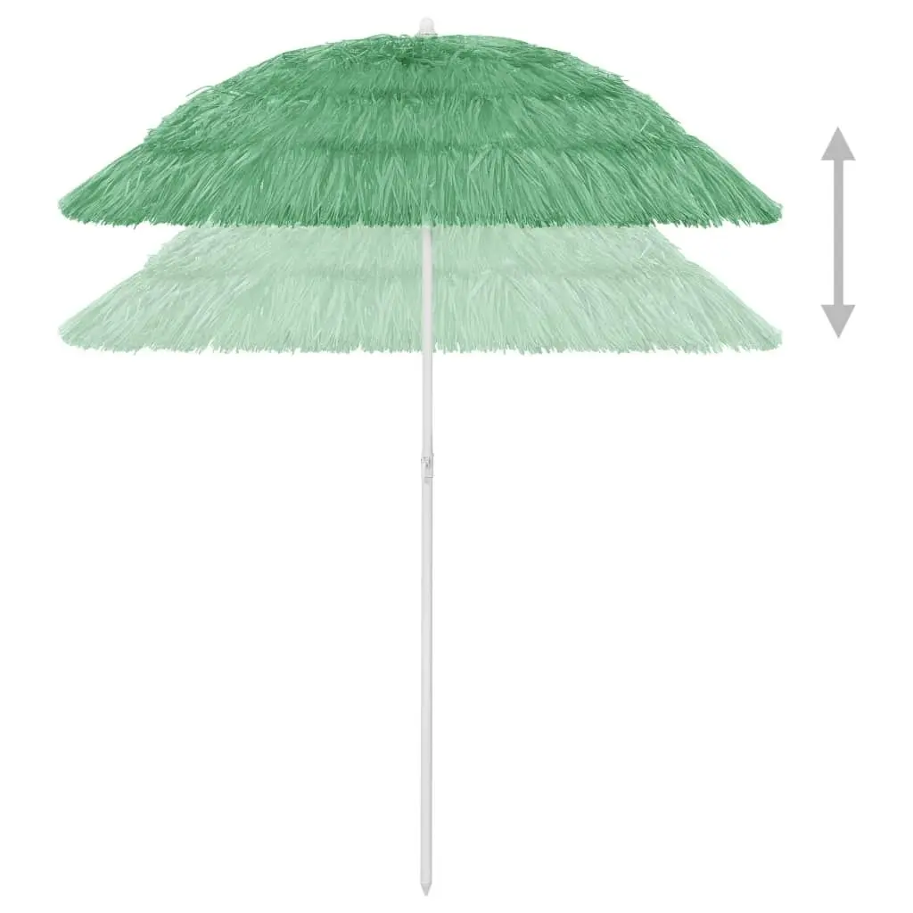 Hawaii Beach Umbrella Green 180 cm 314697