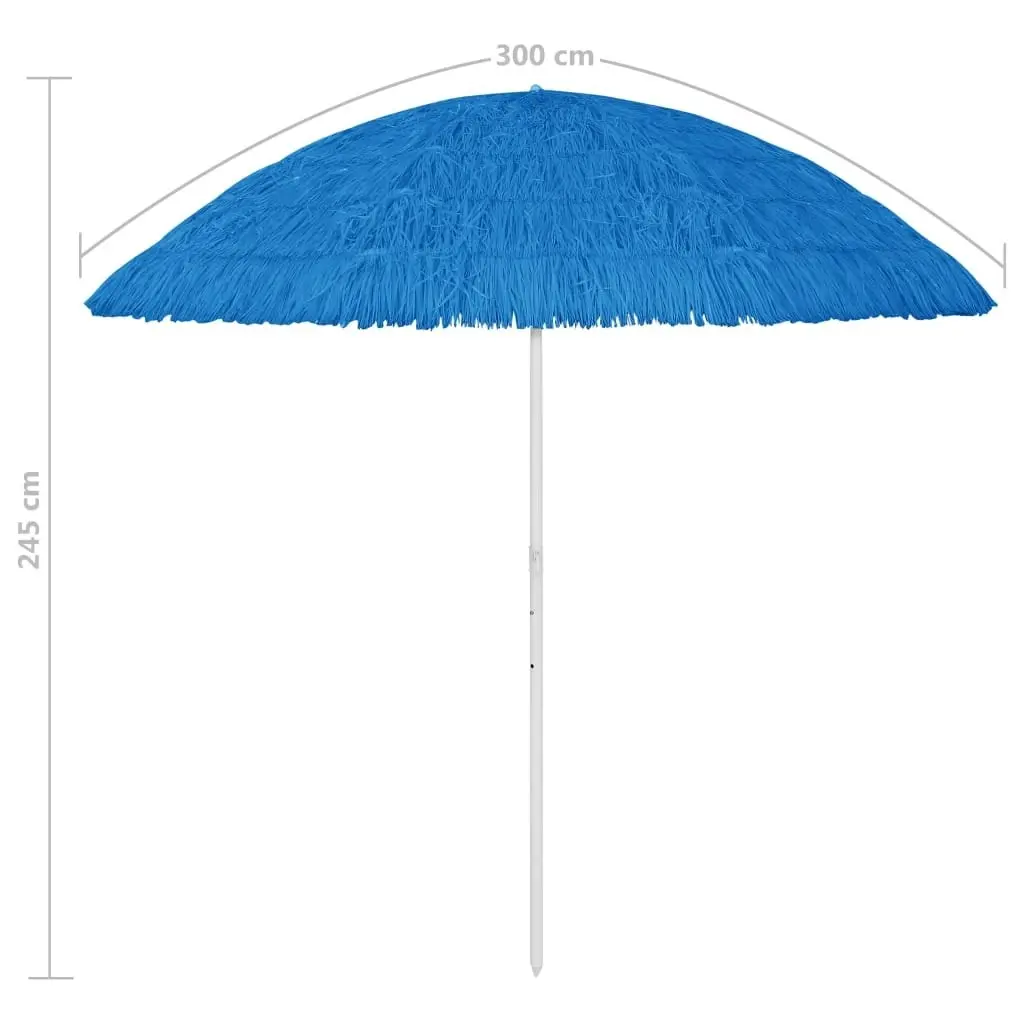 Hawaii Beach Umbrella Blue 300 cm 314696