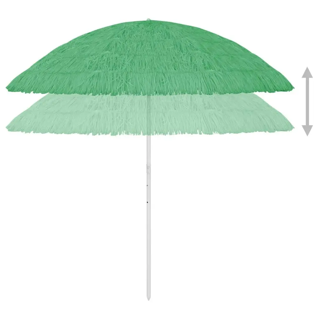 Hawaii Beach Umbrella Green 300 cm 314699