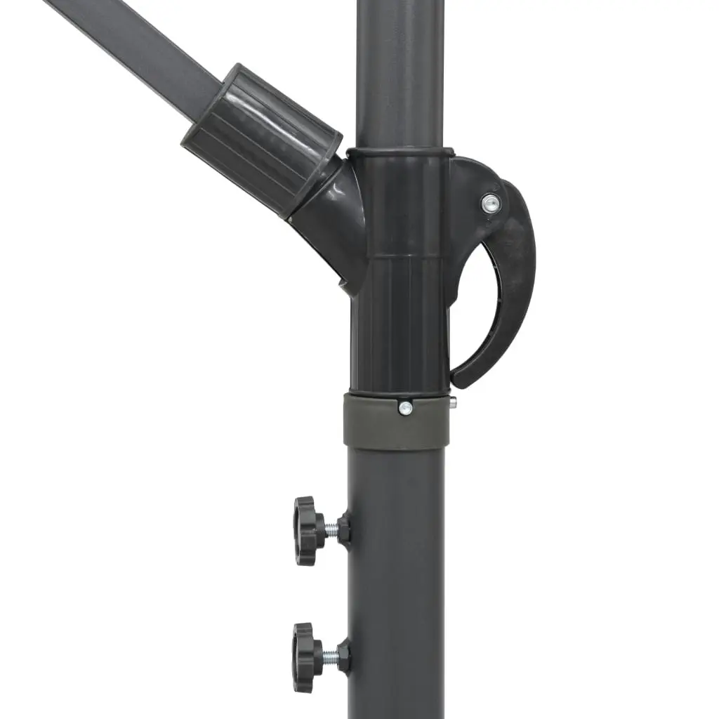 Hanging Parasol Anthracite 3 m Aluminium Pole 47222