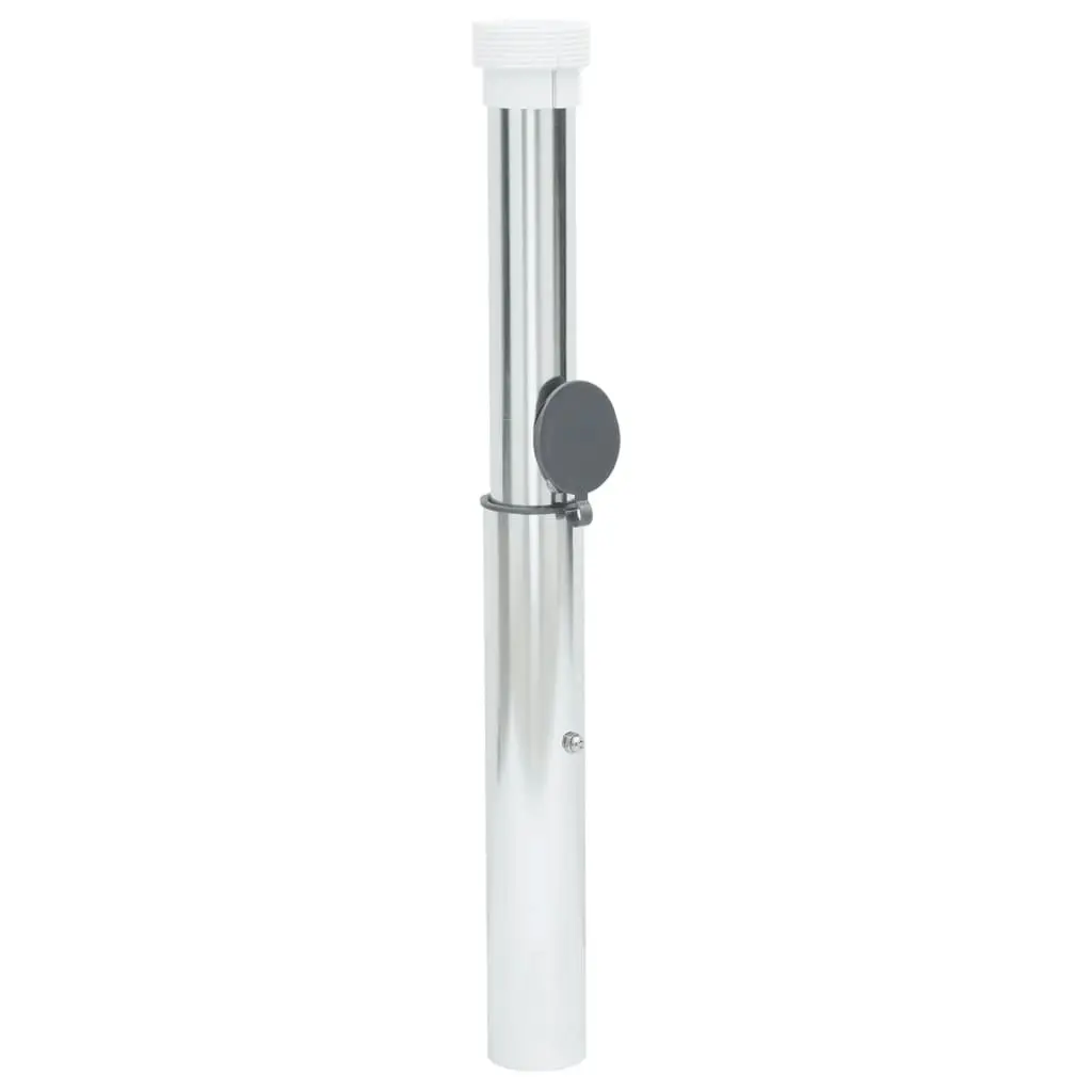 In-Ground Parasol Base for 40-50 mm Pole Silver Aluminum 4003370