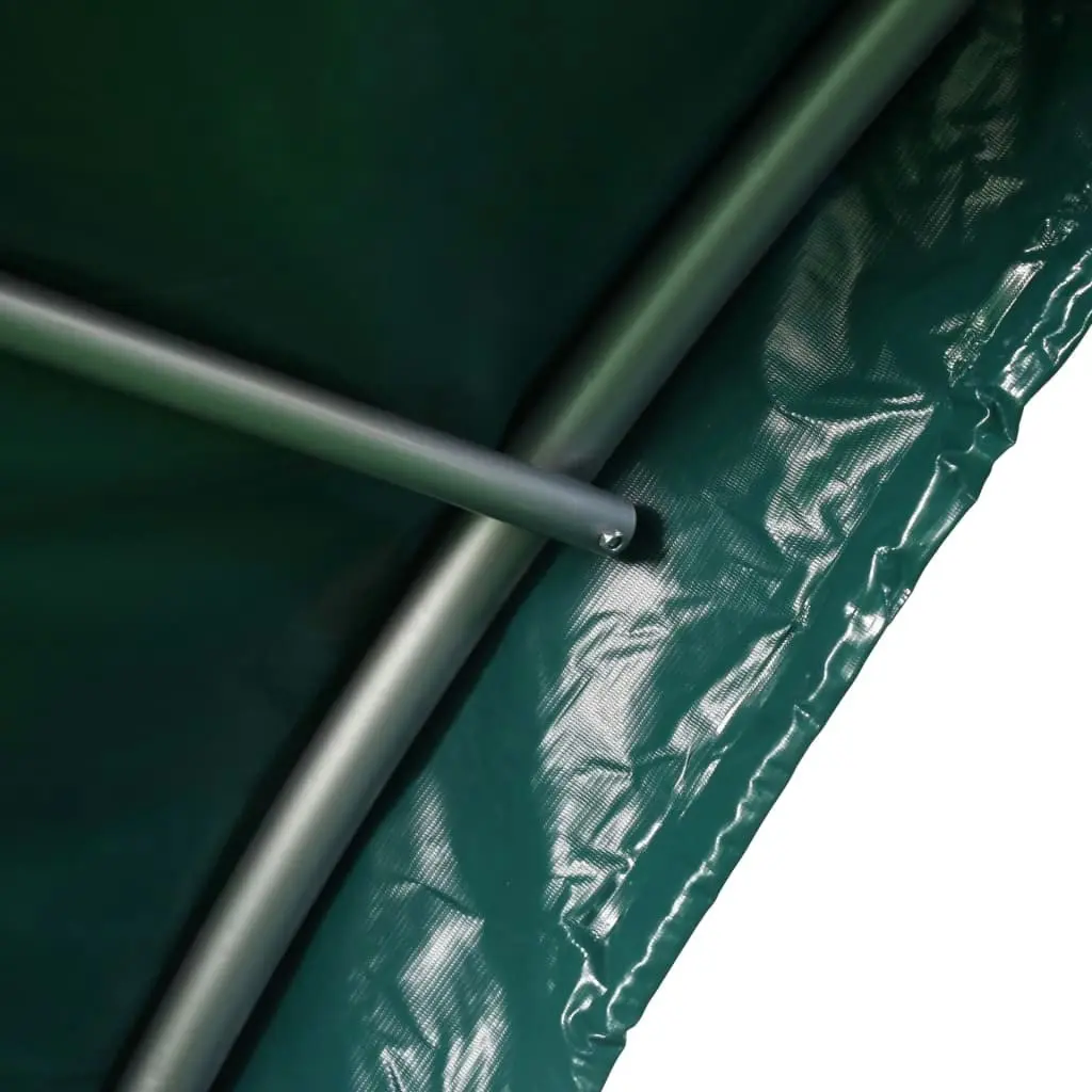 Livestock Tent PVC 3.7x3.7 m Green 3056433