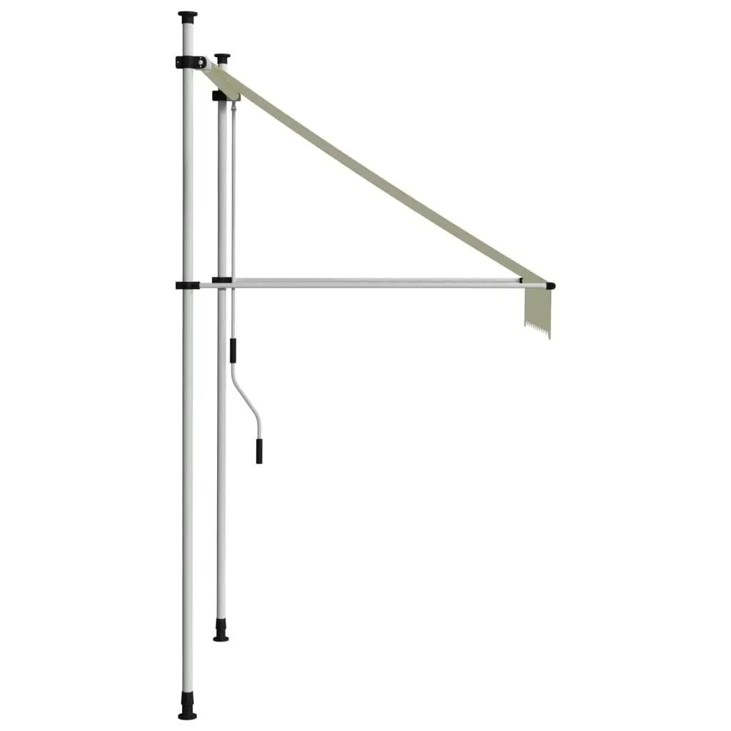 Manual Retractable Awning 100 cm Cream 145833