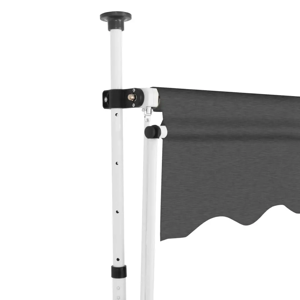 Manual Retractable Awning 200 cm Anthracite 143688