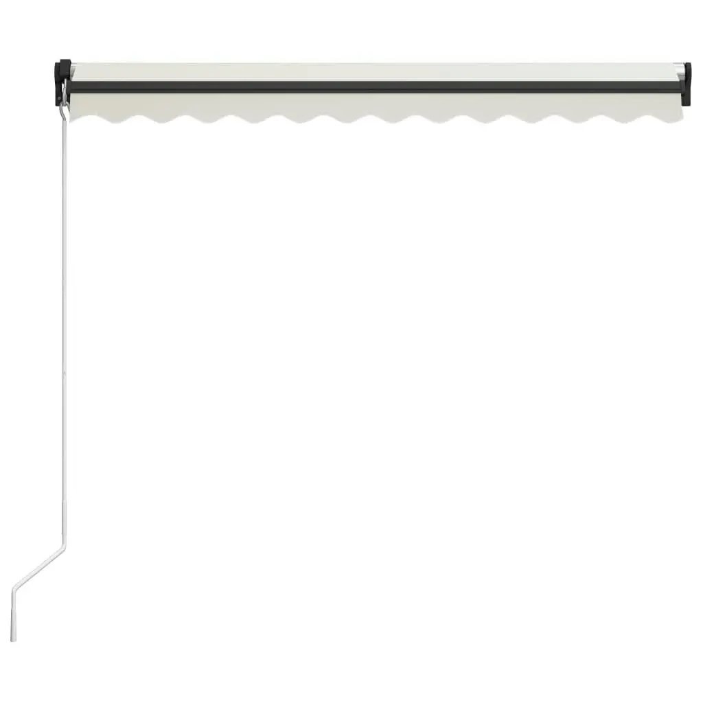 Manual Retractable Awning 300x250 cm Cream 3055185