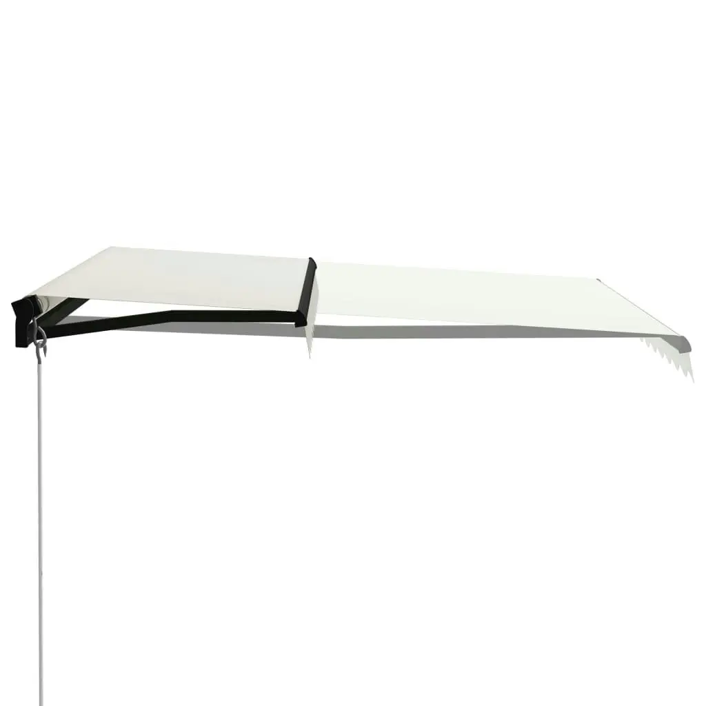 Manual Retractable Awning 300x250 cm Cream 3055185