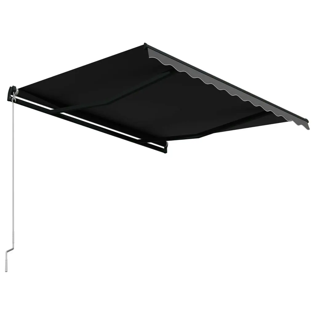 Manual Retractable Awning 350x250 cm Anthracite 3051238