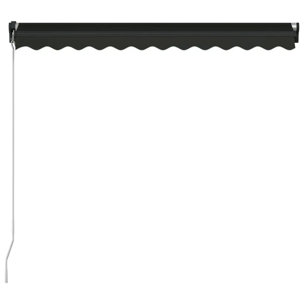 Manual Retractable Awning 350x250 cm Anthracite 3051238