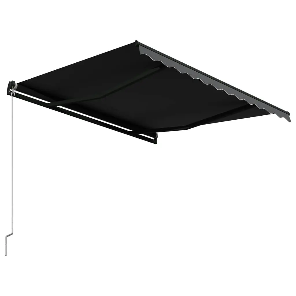 Manual Retractable Awning 300x250 cm Anthracite 3051237