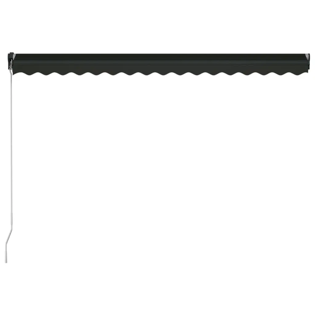 Manual Retractable Awning 400x300 cm Anthracite 3051239