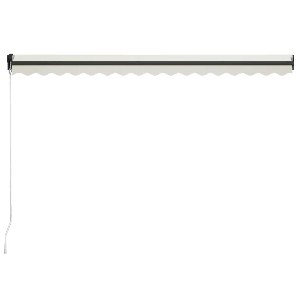 Manual Retractable Awning 400x300 cm Cream 3055192