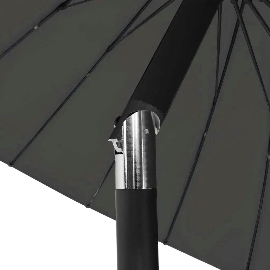 Outdoor Parasol with Aluminium Pole 270 cm Anthracite 47306