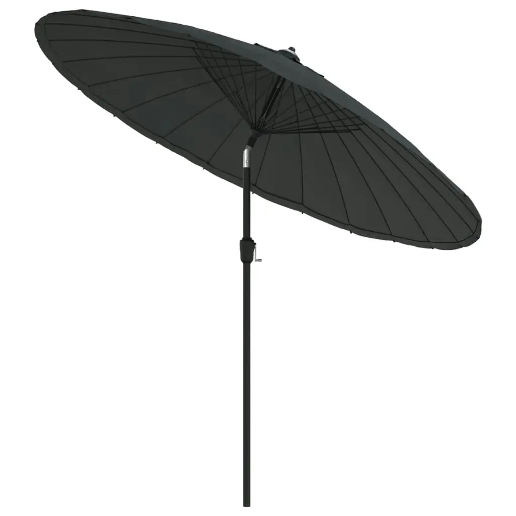 Outdoor Parasol with Aluminium Pole 270 cm Anthracite 47306