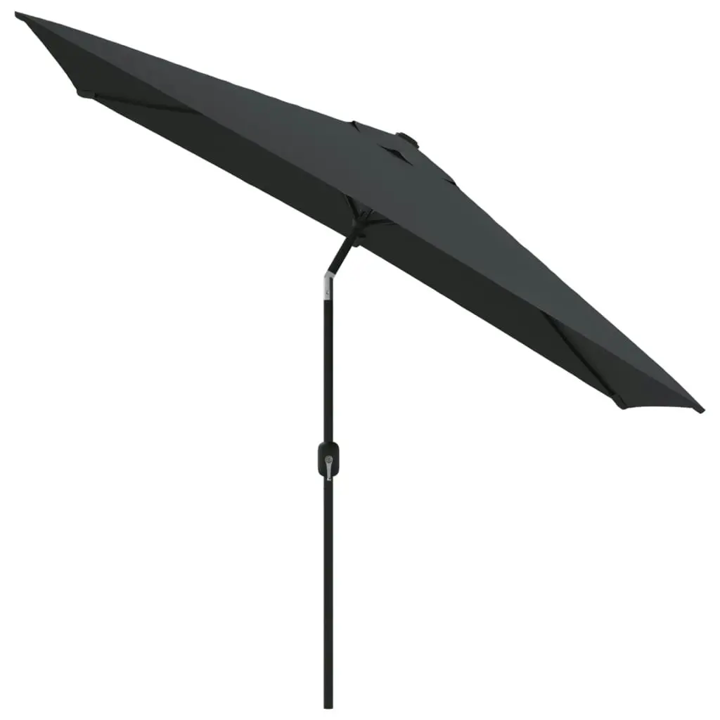 Outdoor Parasol with Metal Pole 300x200 cm Anthracite 44501