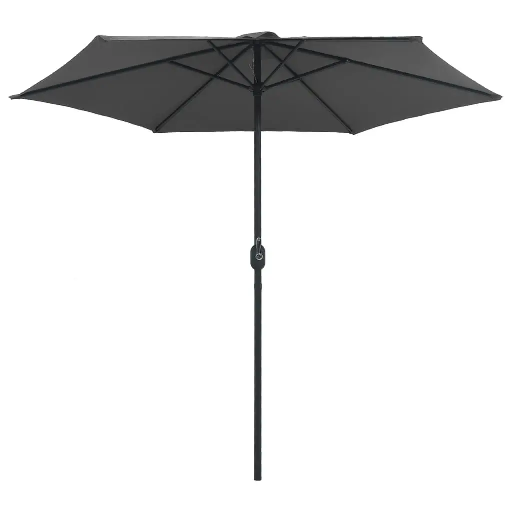 Outdoor Parasol with Aluminium Pole 270x246 cm Anthracite 47346