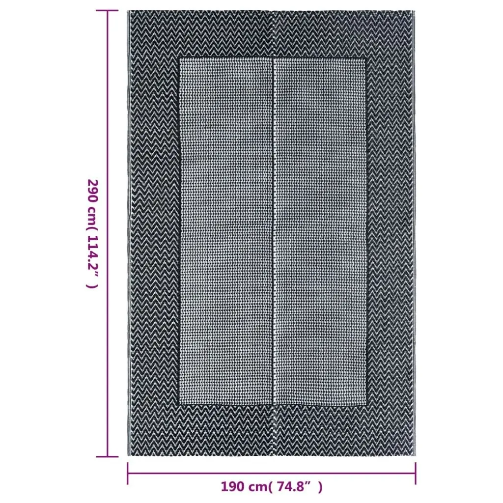 Outdoor Carpet Grey 190x290 cm PP 310415