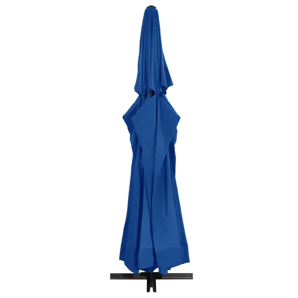 Outdoor Parasol with Aluminium Pole 500 cm Azure Blue 47369