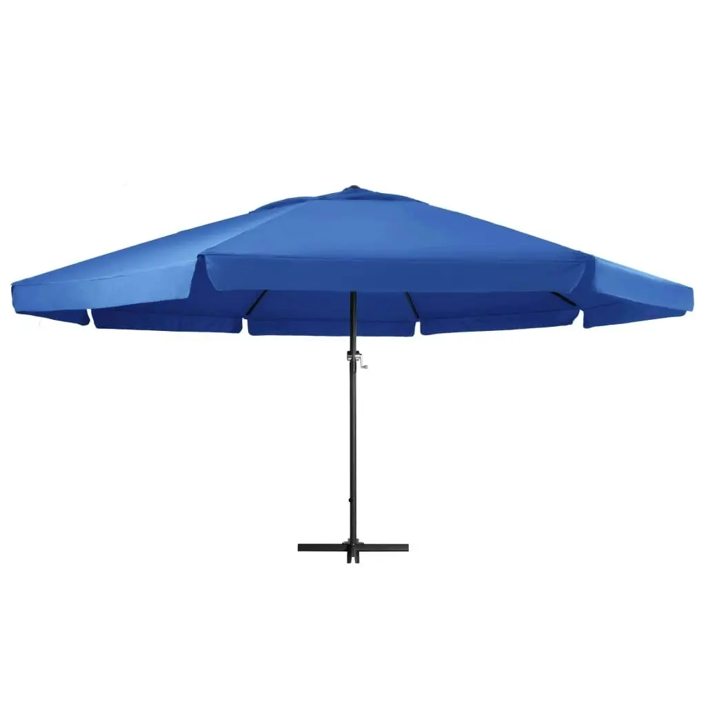 Outdoor Parasol with Aluminium Pole 500 cm Azure Blue 47369