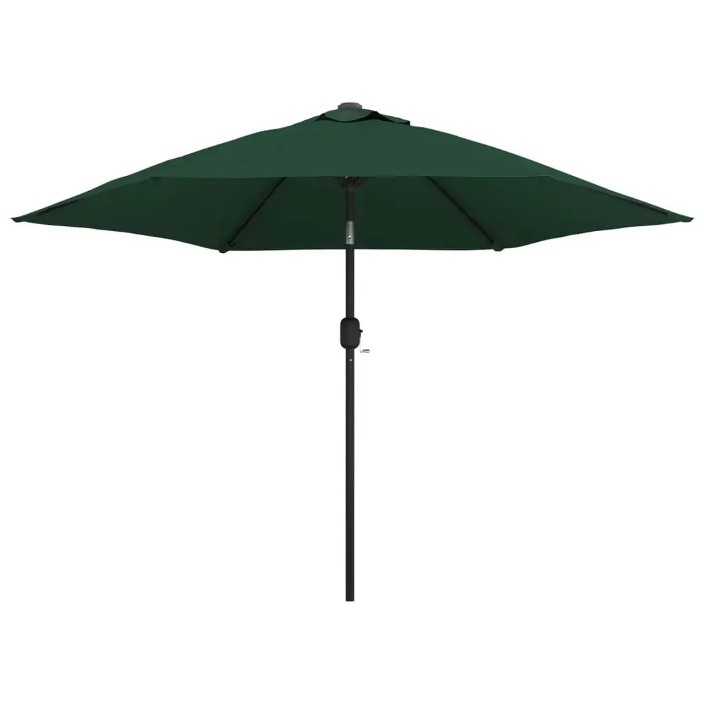 Parasol Green 3m Steel Pole 40769