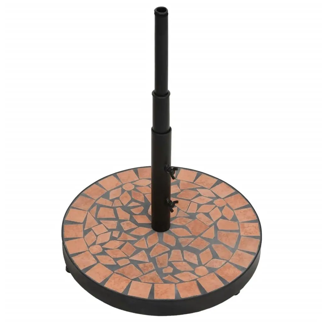 Parasol Base Terracotta Round 12 kg 362219