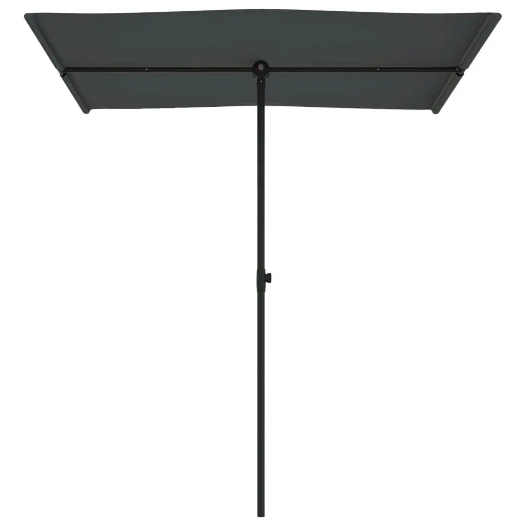 Outdoor Parasol with Aluminium Pole 180x110 cm Anthracite 47330