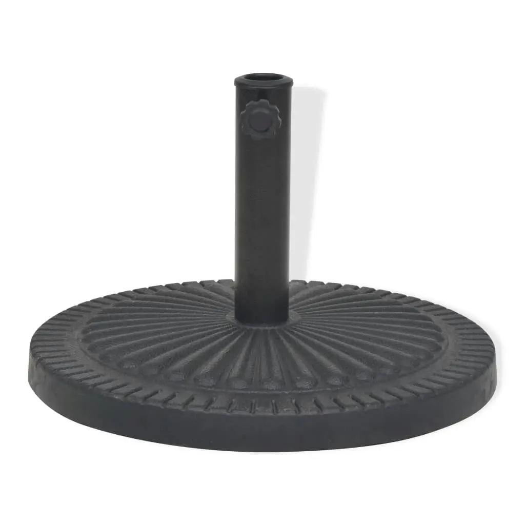 Parasol Base Resin Round Black 29 kg 43658