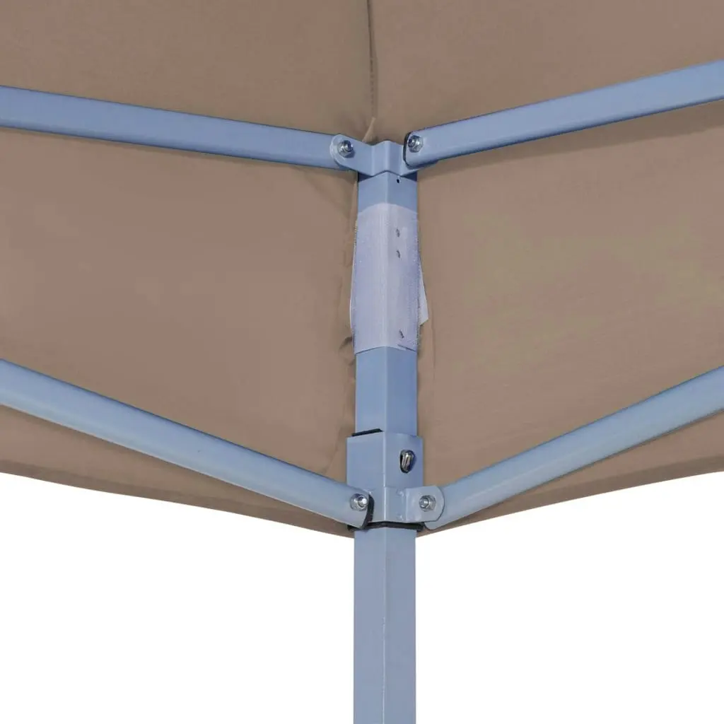 Party Tent Roof 2x2 m Taupe 270 g/mÂ² 315343