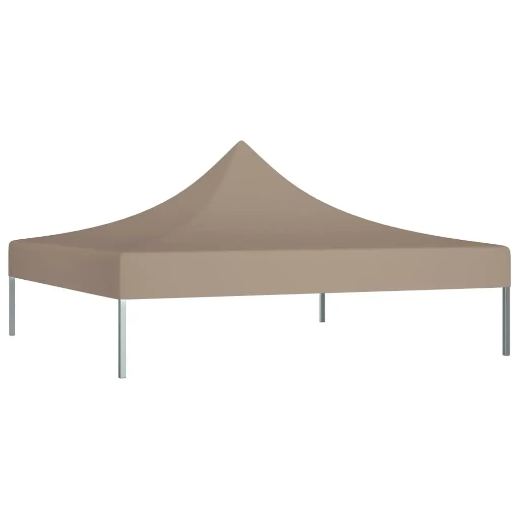 Party Tent Roof 2x2 m Taupe 270 g/mÂ² 315343