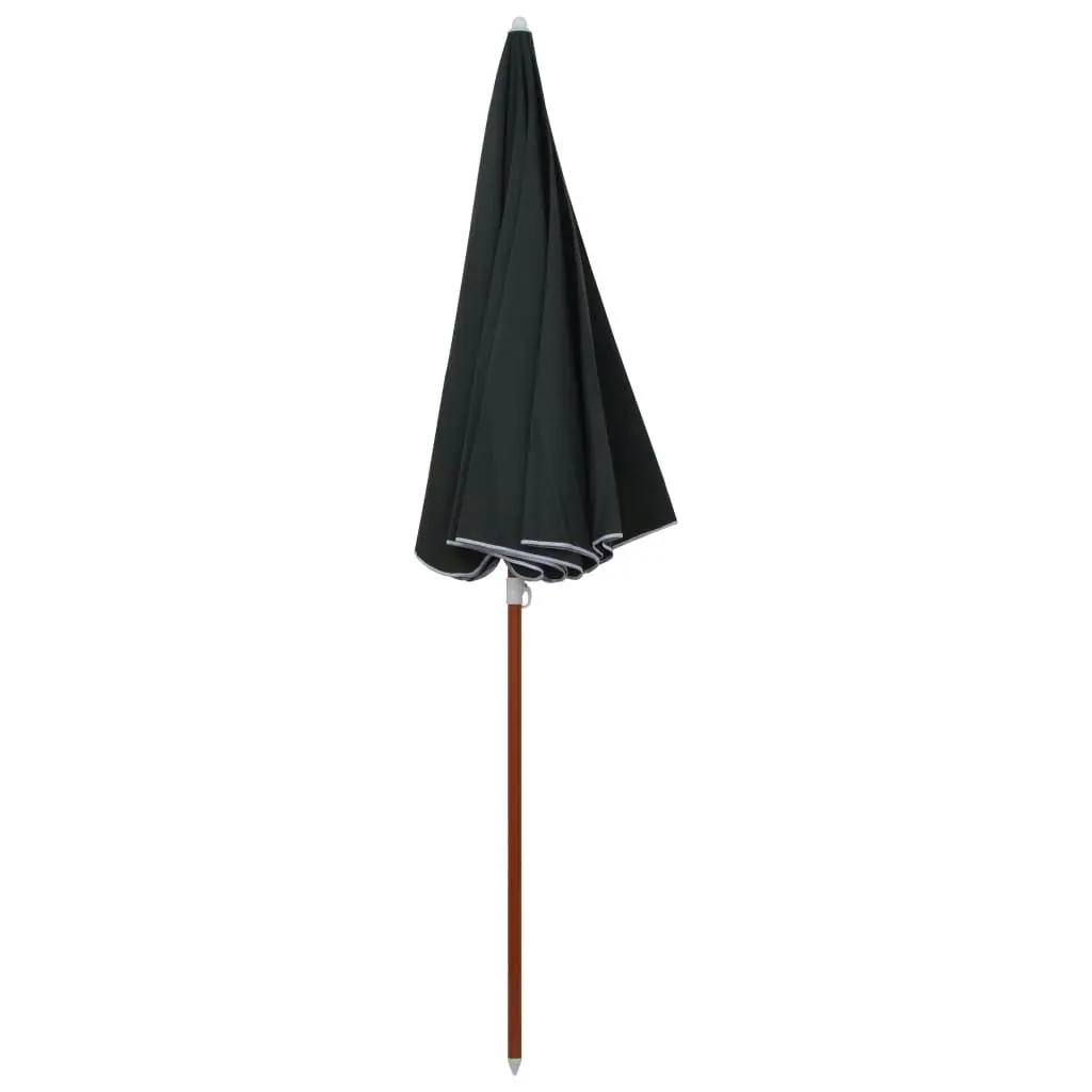 Parasol with Steel Pole 240 cm Anthracite 47805