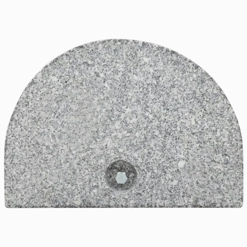 Parasol Base Granite 10 kg Curved Grey 45069