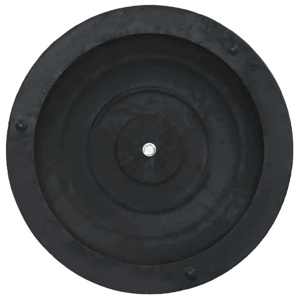 Parasol Base Round Polyresin 10 kg Black 45196