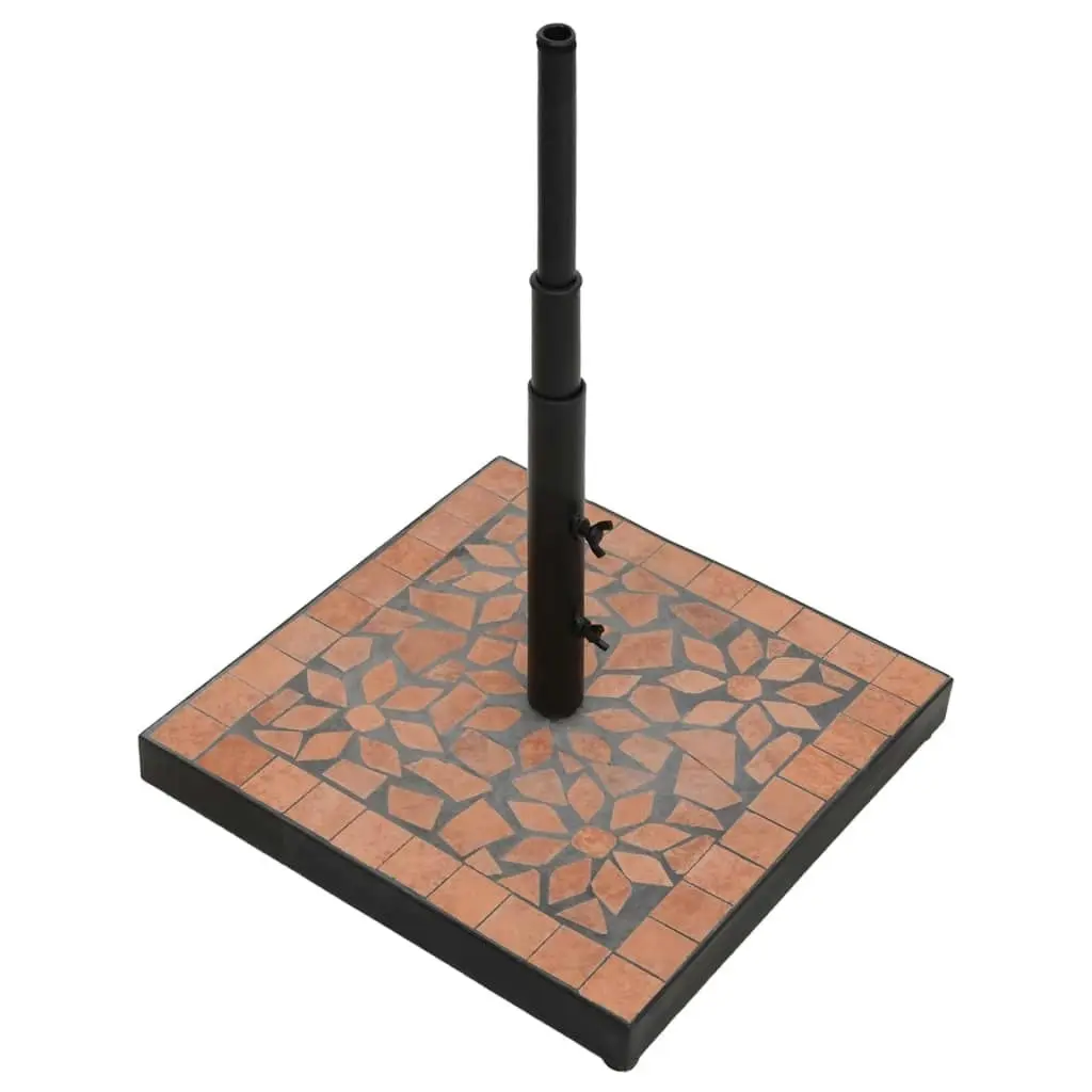 Parasol Base Terracotta Square 12 kg 362220