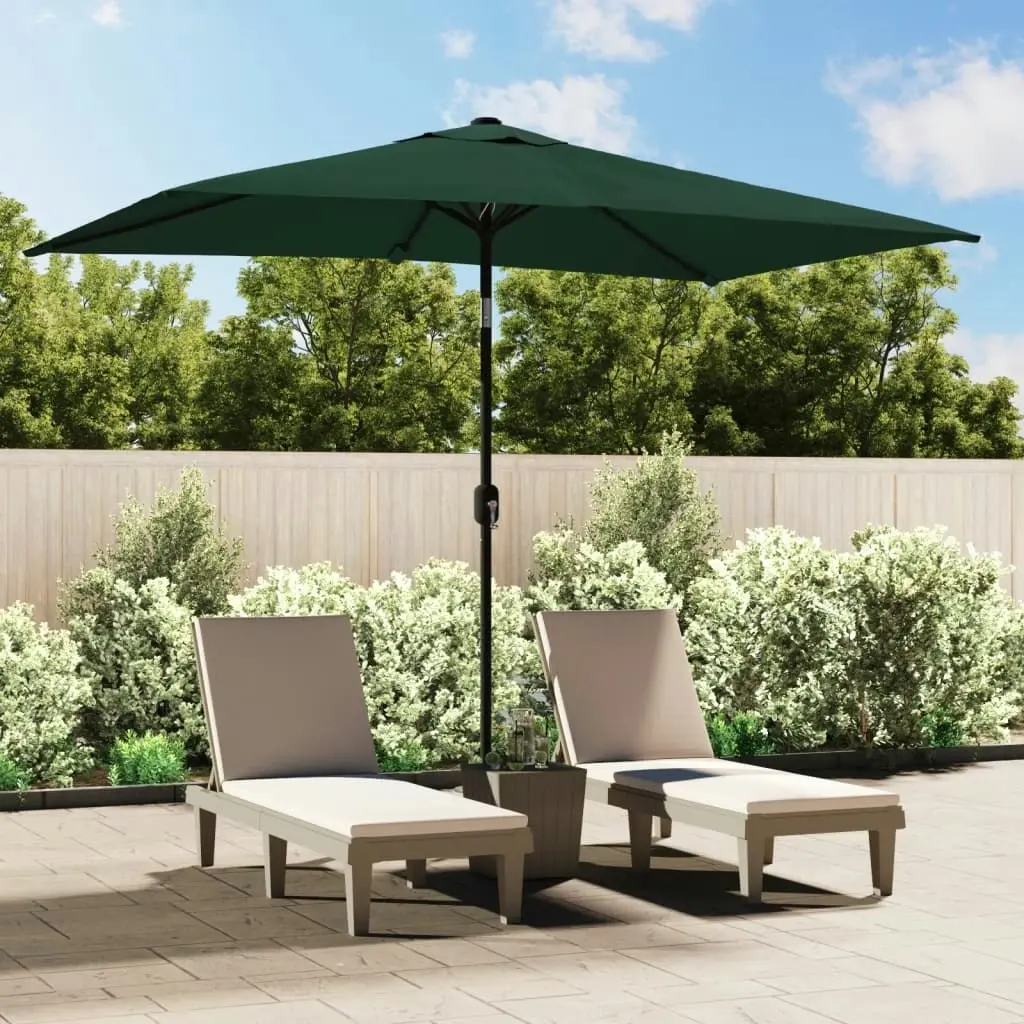 Parasol 200 x 300 cm Green Rectangular 40771