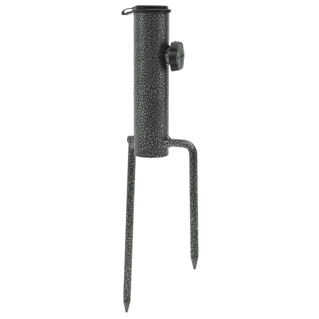 Parasol Stands with Spikes 2 pcs 9x35 cm Galvanised Steel 4003381