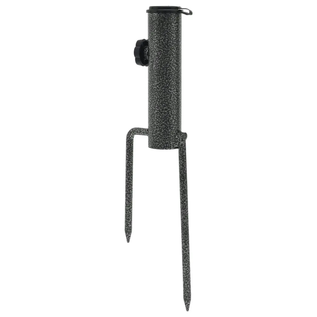 Parasol Stands with Spikes 2 pcs 9x35 cm Galvanised Steel 4003381