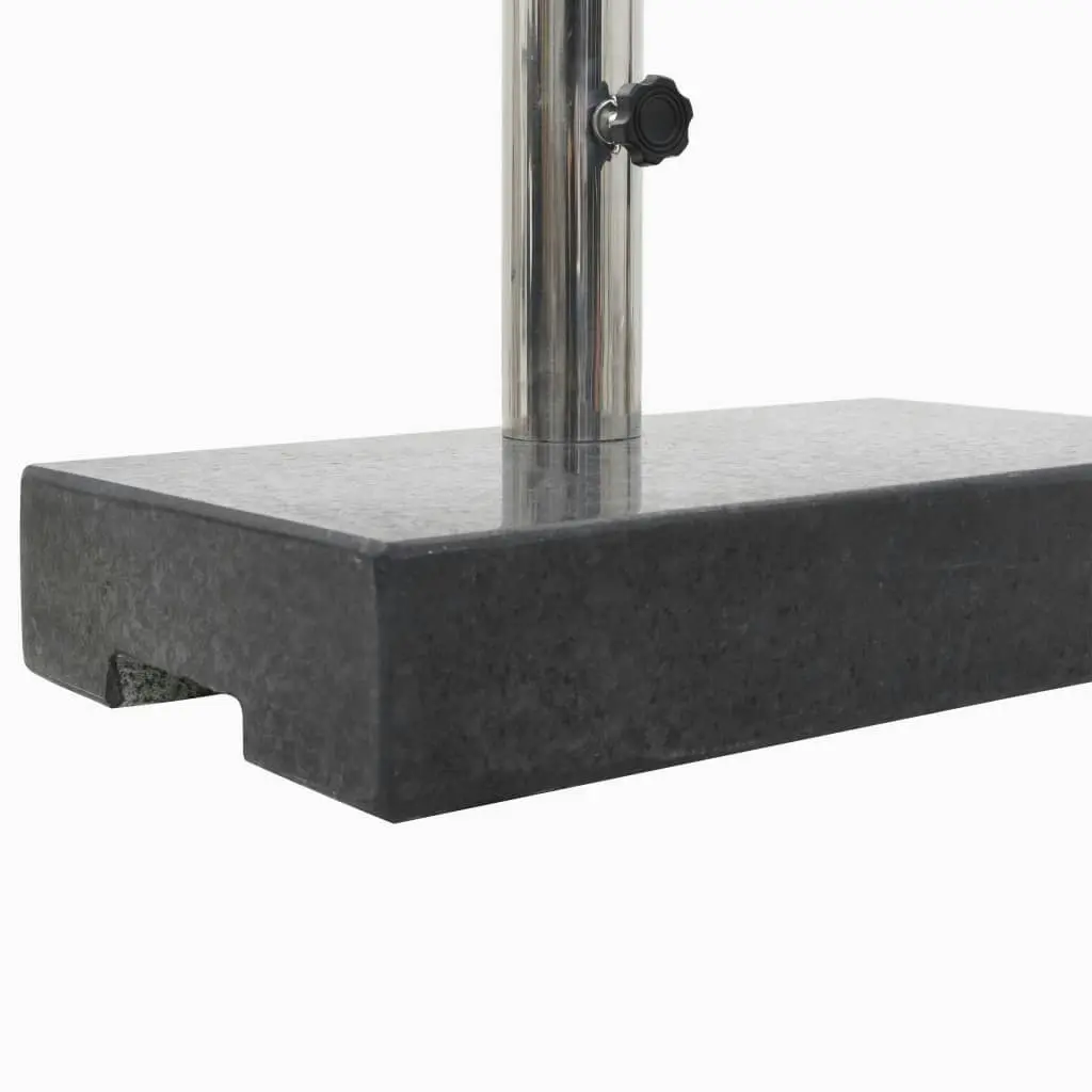 Parasol Base Granite 25 kg Rectangular Black 45067