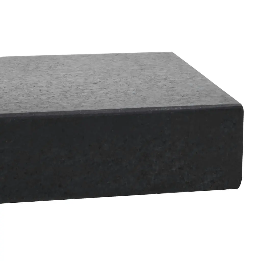 Parasol Base Granite 25 kg Rectangular Black 45067