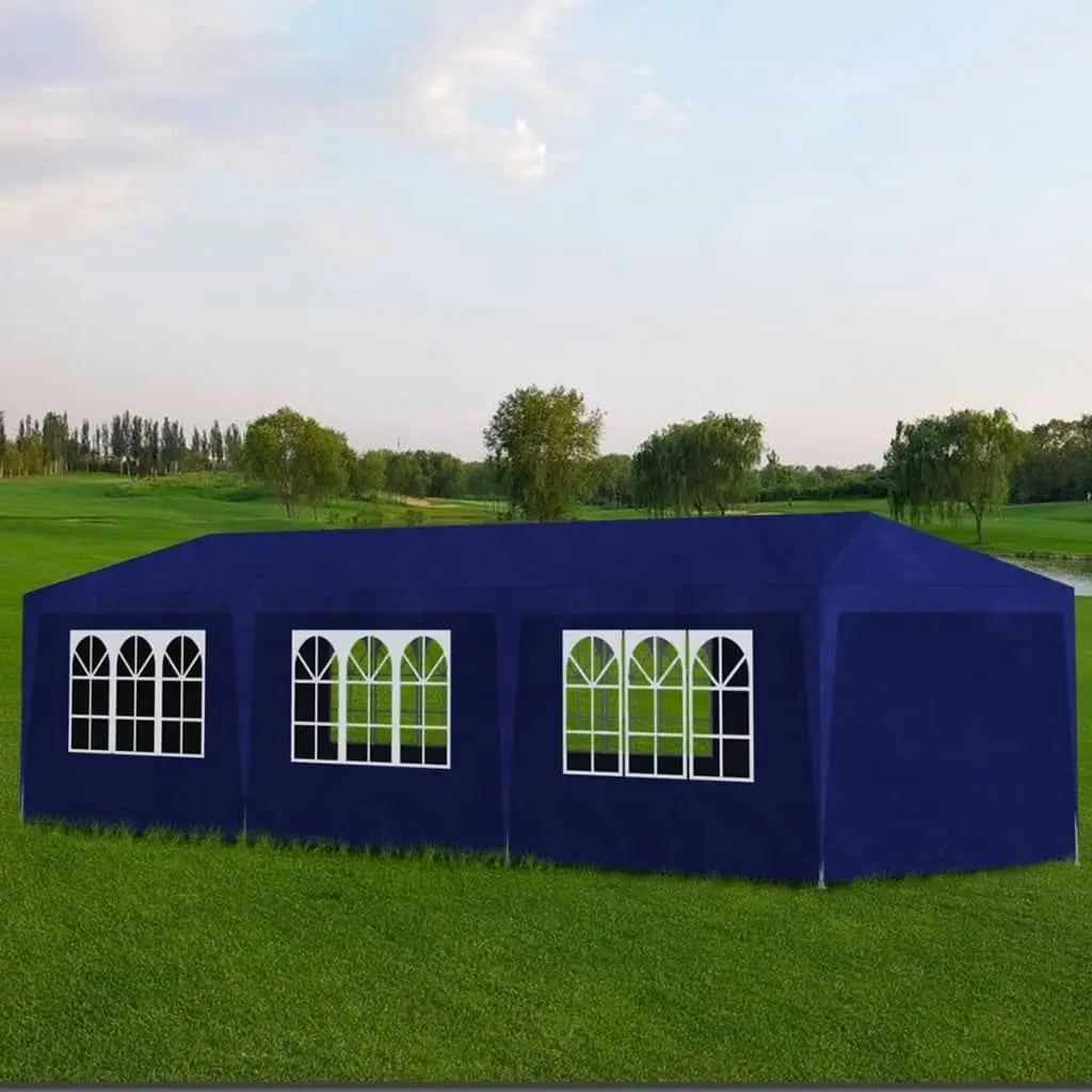 Party Tent 3x9 m Blue 90339