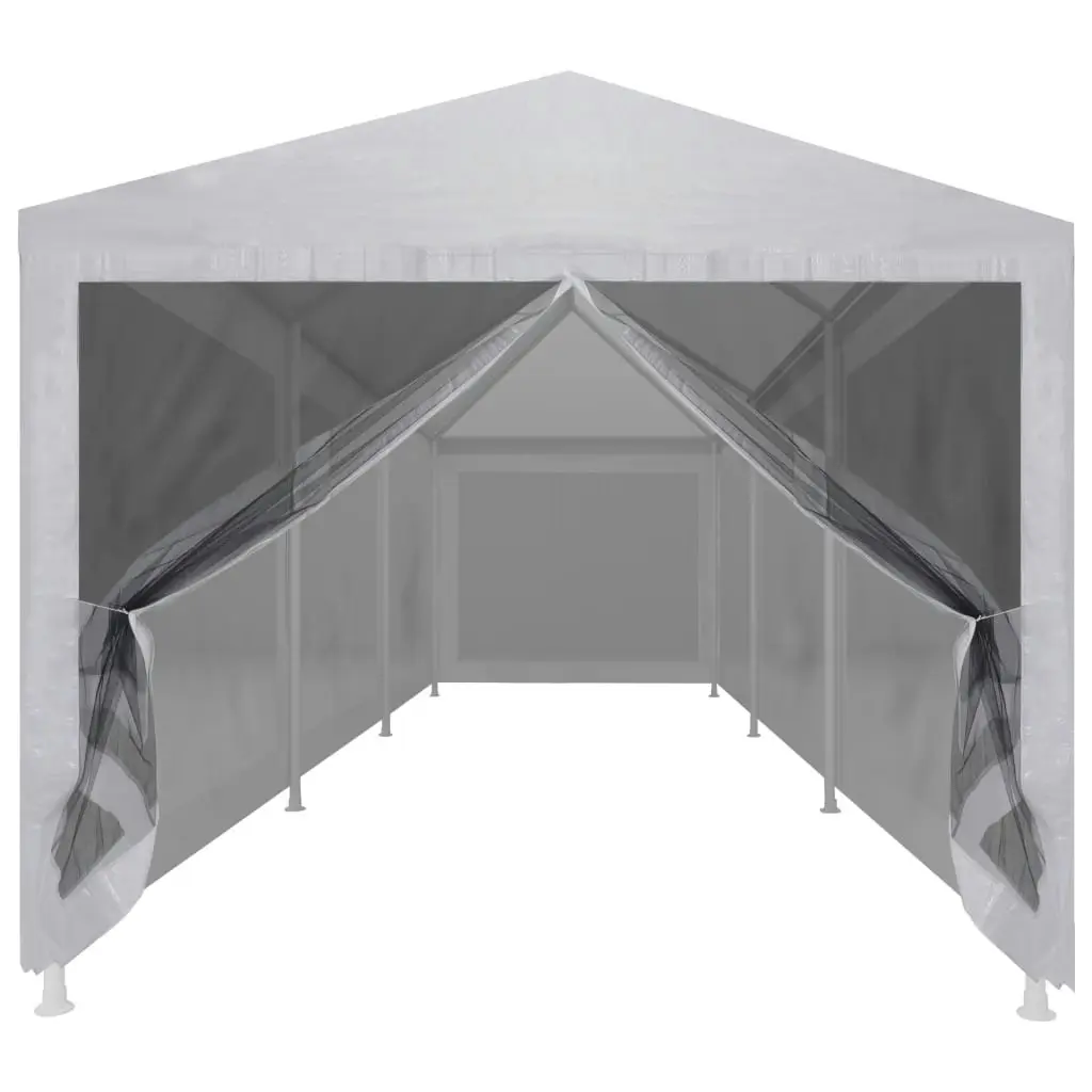 Party Tent with 8 Mesh Sidewalls 9x3 m 45111