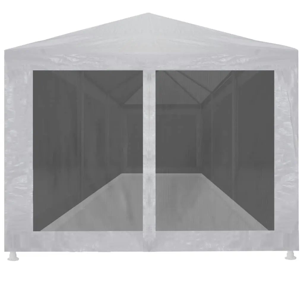 Party Tent with 8 Mesh Sidewalls 9x3 m 45111