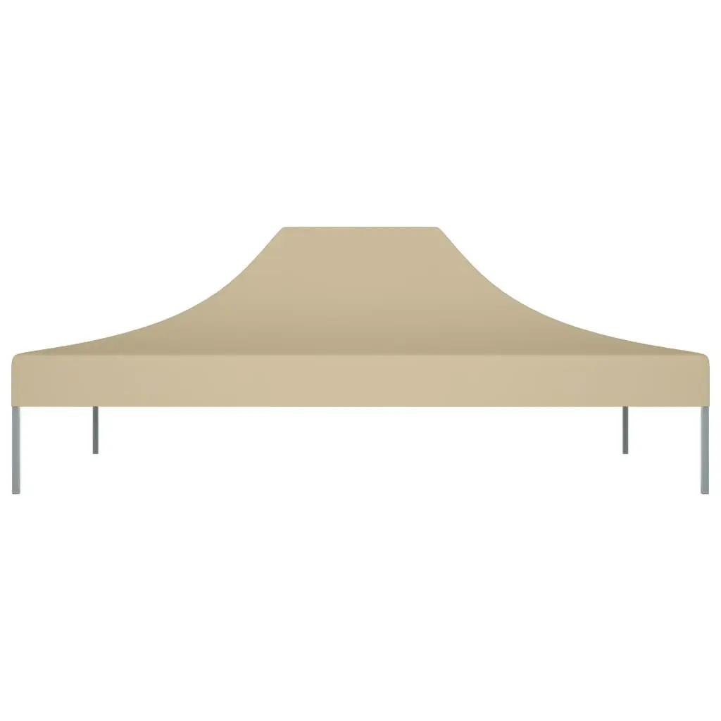 Party Tent Roof 4.5x3 m Beige 270 g/mÂ² 315366