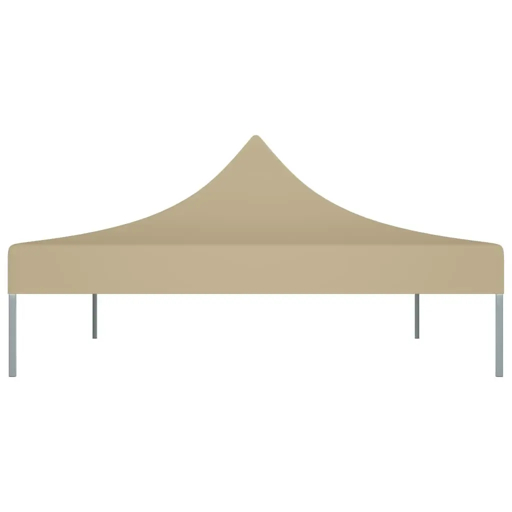 Party Tent Roof 4.5x3 m Beige 270 g/mÂ² 315366