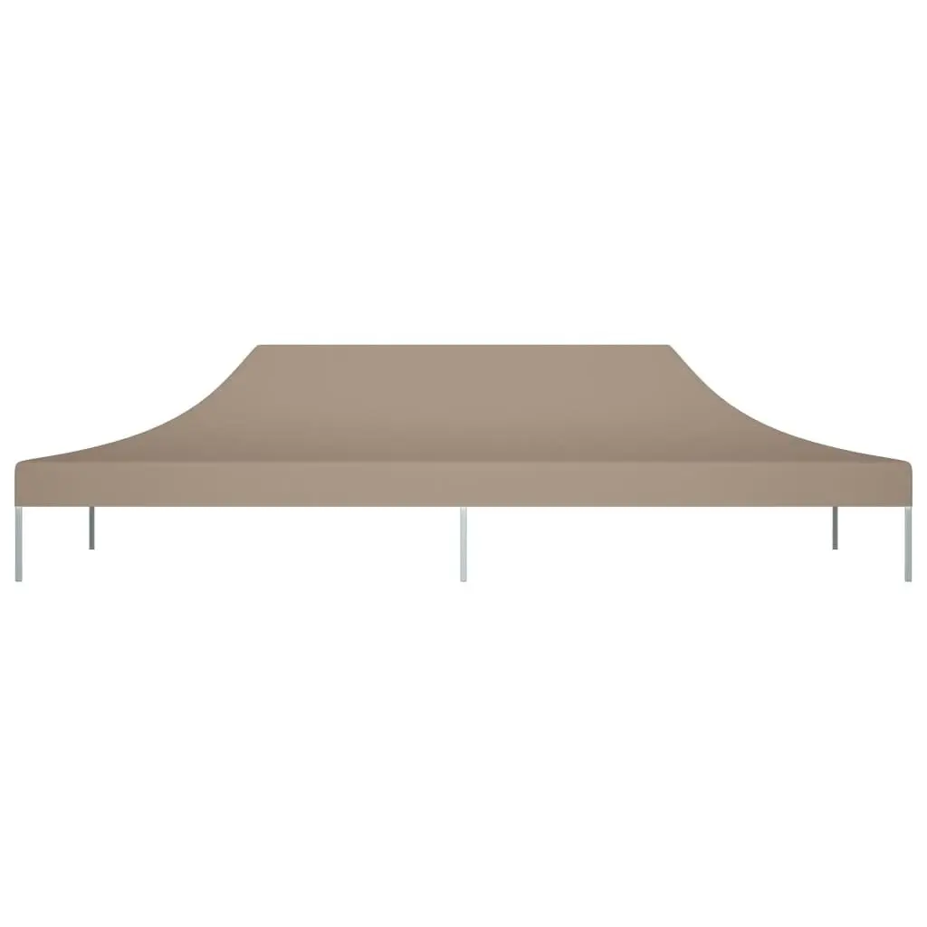 Party Tent Roof 6x3 m Taupe 270 g/mÂ² 315330