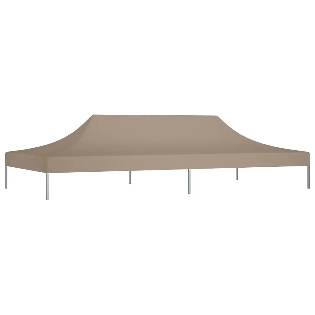 Party Tent Roof 6x3 m Taupe 270 g/mÂ² 315330