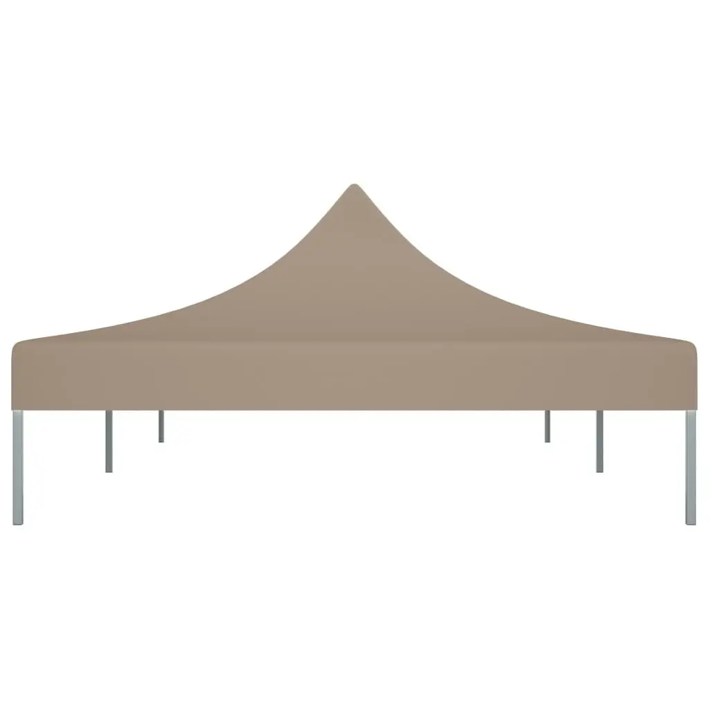 Party Tent Roof 6x3 m Taupe 270 g/mÂ² 315330