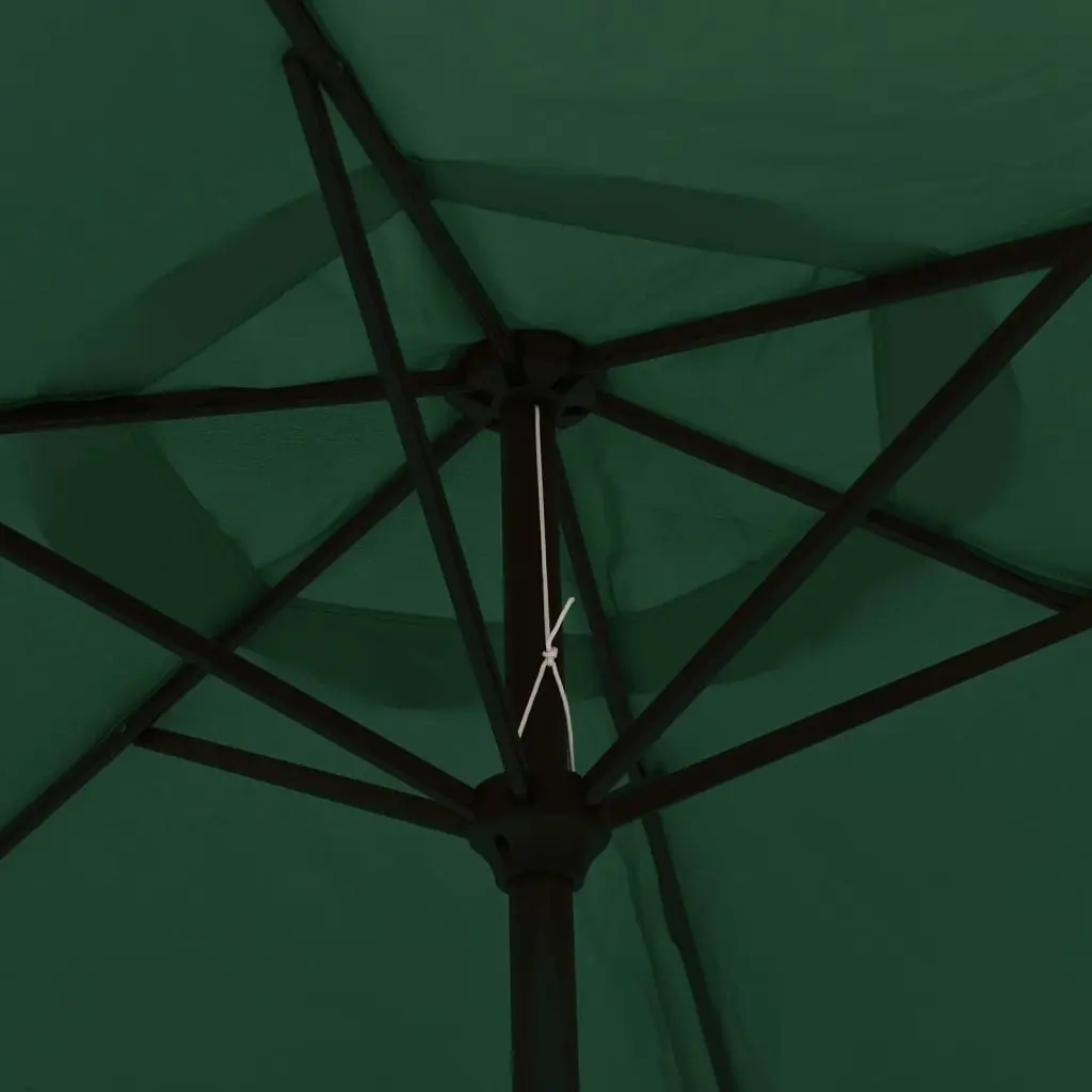 Parasol Green 200x224 cm Aluminium 47205