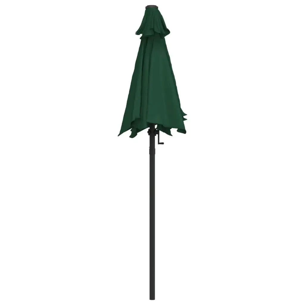 Parasol Green 200x224 cm Aluminium 47205