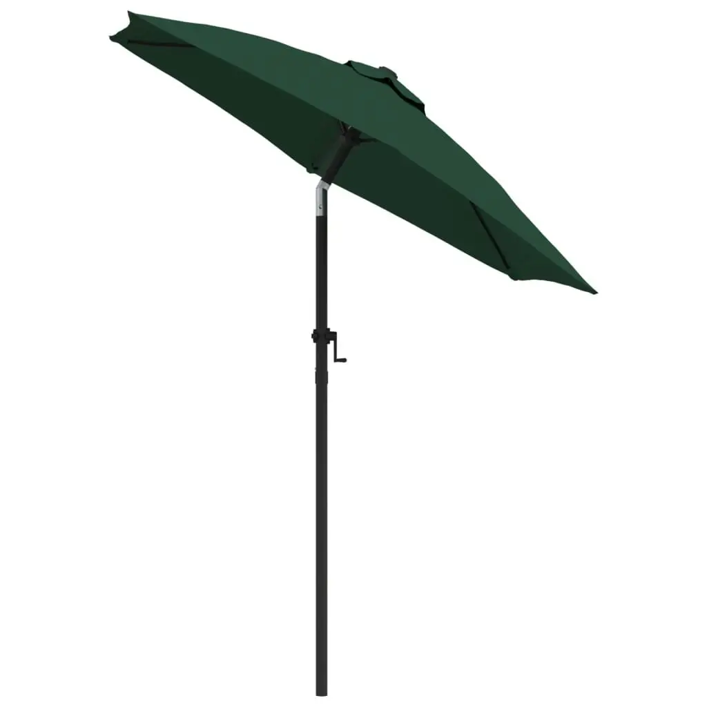 Parasol Green 200x224 cm Aluminium 47205