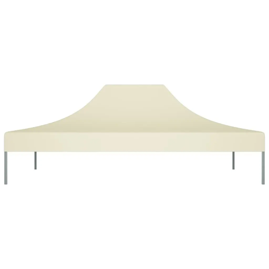 Party Tent Roof 4.5x3 m Cream 270 g/mÂ² 315362