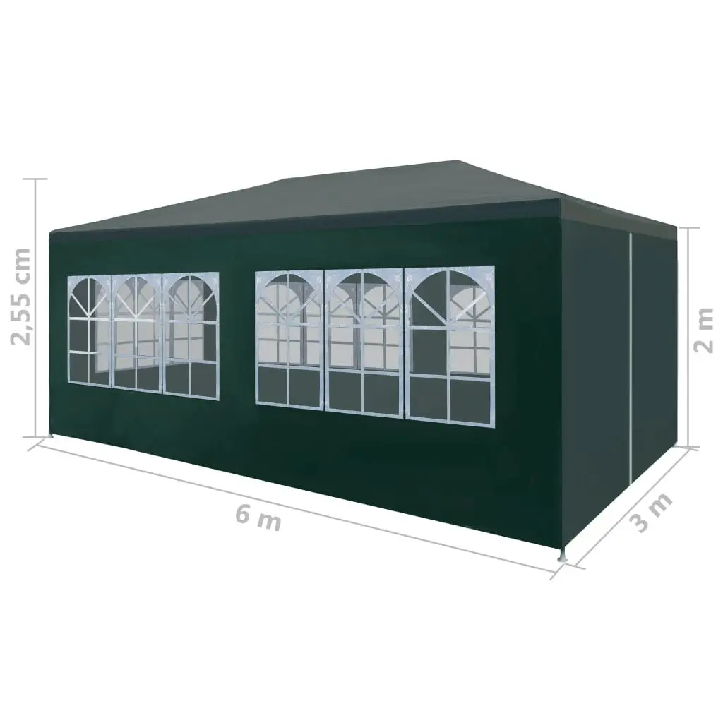 Party Tent 3x6 m Green 45103